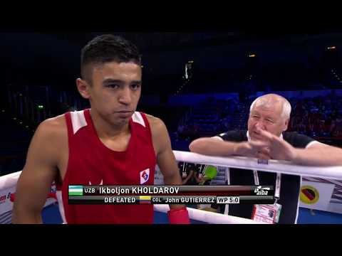 Ikboljon Kholdarov vs Artem Harutyunyan - {HD}  - 2017 world boxing championship.