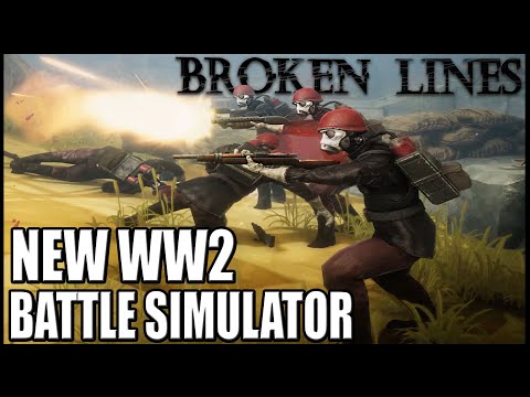 Insane GERMAN ARMY Village Fortifications! - Broken Lines: NEW Battle Simulator