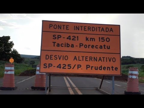Ponte Interditada ...(Taciba Porecatu) #brasil #2022 #ponte