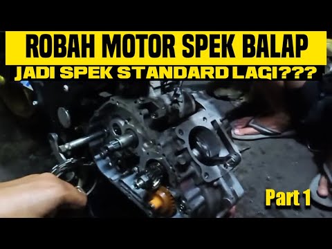 Beli Motor Bekas Balap Malah Habis-Habisan Buat Standarin || Mesin Hancur || Suzuki Satria Fu #PART1