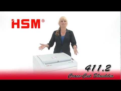 HSM 411.2cc Cross-Cut Shredder