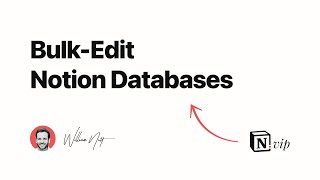 Bulk-Edit Notion Databases