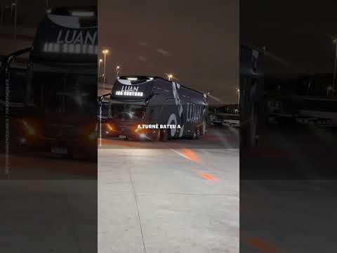 Com a turnê em Fortaleza no último sábado(15),Luan Santana bateu a marca de 1 milhão de ingressos vendidos