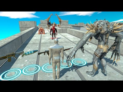 🔥FPS EXTREME DEATH RACE WITH TAME SCOURGE - Animal Revolt Battle Simulator