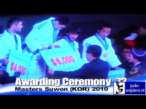 Judo 2010 Suwon: Medal Ceremony [-73kg].