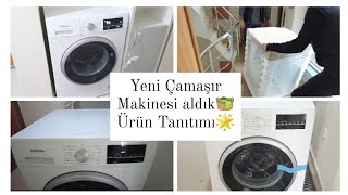 Ürün Tanıtımı Yeni Çamaşır Makinesi Aldık