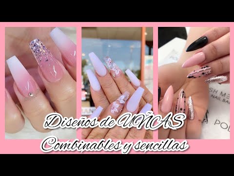 💅DISEÑOS DE UÑAS👌 COMBINABLES CON CUALQUIER OTRO COLOR😍/ UÑAS PARA TODA OCASIÓN..