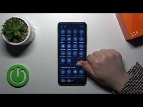 How to Edit Notification Panel Shortcuts on ZTE Blade A72s? Lets Customize Shortcuts in Top Menu Bar