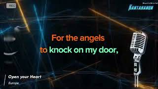 Download lagu Open Your Heart - Europe - Karaoke -2 mp3