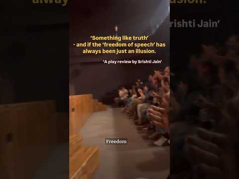 theatre review ‘something like truth’. #filmtok #criticalrole #theatrereview #indiagotlatent #viral