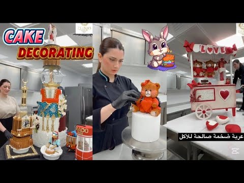 Zeina's Cakery Decorating 🍰 Teddy Bear Cake 🧸 🎂 | Zeina's Cakery Official 720 part 6