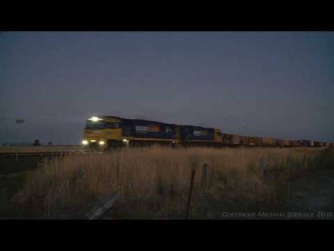 MA5 Transporting Intermodal Shipping Containers (22/1/2018) - PoathTV Australian Trains & Railways