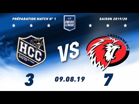 09.08.2019 HC La Chaux-de-Fonds -  Lausanne HC (3-7)