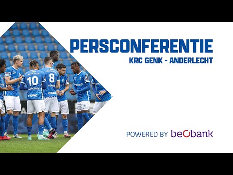 Persconferentie KRC Genk - Anderlecht // 29-08-2021