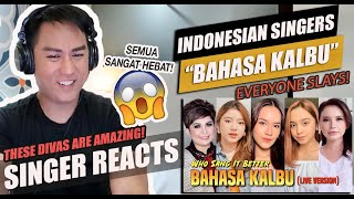 Download lagu BAHASA KALBU - Indonesian Female Singers (Raisa, Tiara, Lyodra, Rossa, Joy, etc.) | REACTION mp3 Download lagu BAHASA KALBU - Indonesian Female Singers (Raisa, Tiara, Lyodra, Rossa, Joy, etc.) | REACTION mp3
