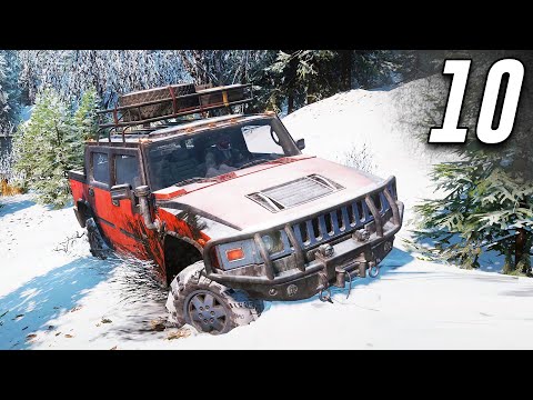 SnowRunner - Part 10 - HUMMER H2 OFFROADING!