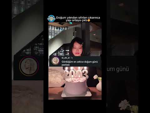 Gördüğüm en zekice doğum günü pastası 🥰
