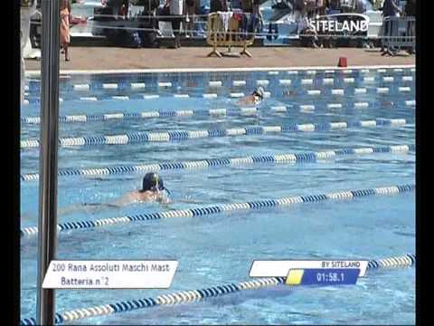Serie 10 dei 200 Rana  Assoluti Maschi Master - 13 Memorial Andrea Bettiol