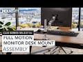 CLiX Series Full Motion Monitor Desk Mount | MI-33116 (Assembly)