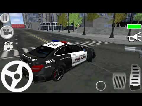 police car Mercedes S63 Driving - Hot pursuit Simulator 3D - Android gameplay