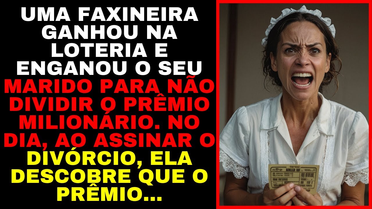 Faxineira GANHA NA LOTERIA e ENGANA MARIDO para NÃO DIVIDIR O PRÊMIO  No Dia Ela DESCOBRE Que Ele...