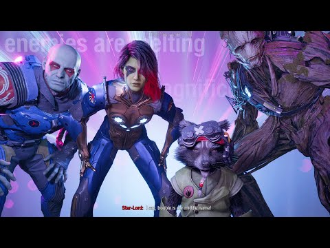 MARVEL'S GUARDIANS OF THE GALAXY (PS5 4K 60FPS) GUARDIANS OF THE GALAXY VS HORDE OF WENDIGOS! PT 144