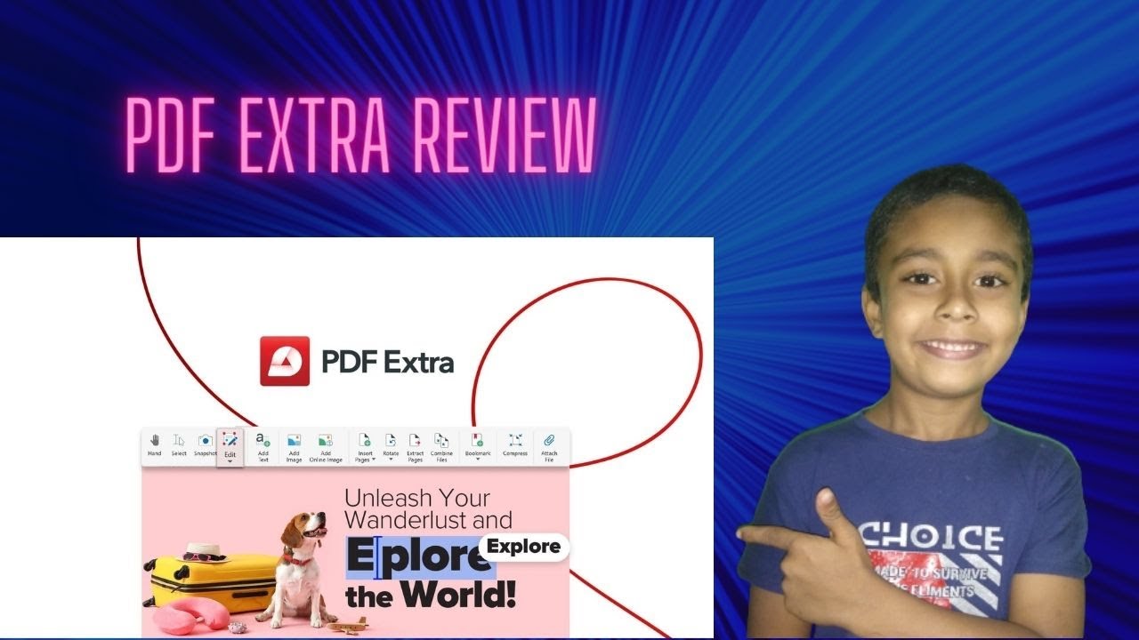 PDF EXTRA Digitize, edit, combine, convert, compress, and sign PDFs with one user-friendly tool
