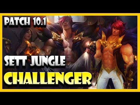 *SETT JUNGLE vs GRAGAS* - Mestre Season 10 HOW TO PLAY SETT JUNGLE - LEAGUE OF LEGENDS  - KDA 11/0/5