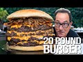 20 POUND BACON CHEESEBURGER 2 MILLION SUBSCRIBER SPECIAL SAM THE COOKING GUY 4K