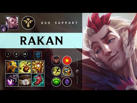 Rakan Support vs Tahm Kench - VN Grandmaster Patch 26.02