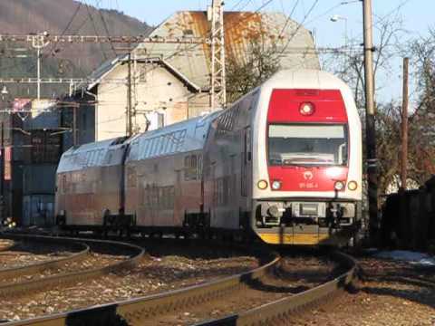 ZSSK 671.005 "Anna" [Os 3317] arriving at Žilina zriaďovacia stanica