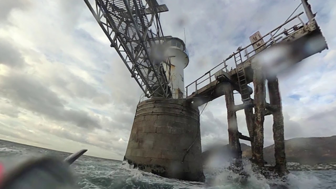 Surfski Downwind through Roman Rock Lighthouse