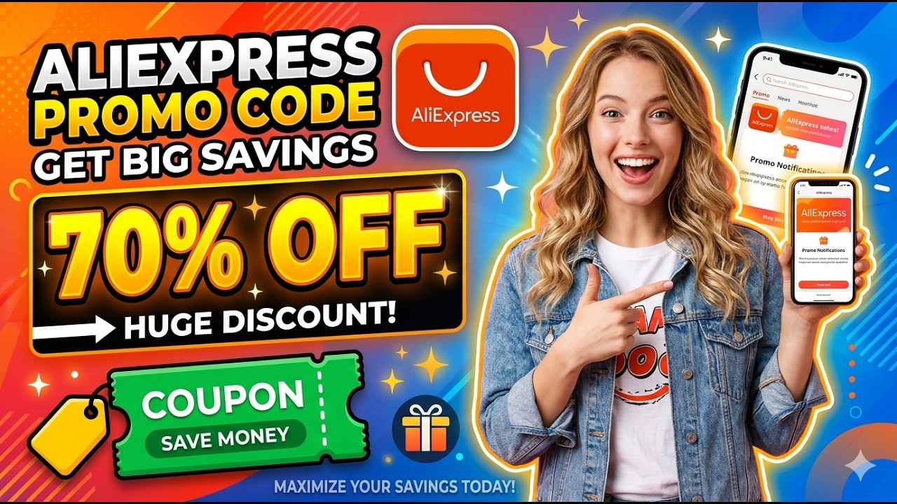 AliExpress Coupon Code 2026 🚨 Up to 70% OFF | Limited Time Spring Sale!