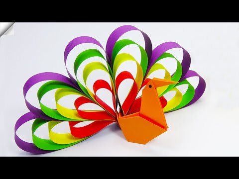 DIY paper crafts Paper toy Peacock
