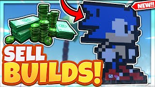 How To SELL Your BUILDS In Roblox Buy My Build To MAKE ROBUX!