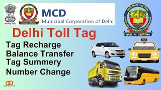 Delhi Toll Tag Recharge (Delhi MCD Toll Tag) @DigitalDocuments