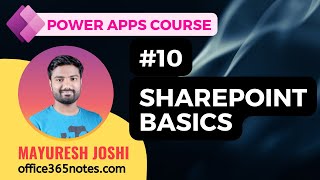 10. SharePoint Basics | Power Apps Course