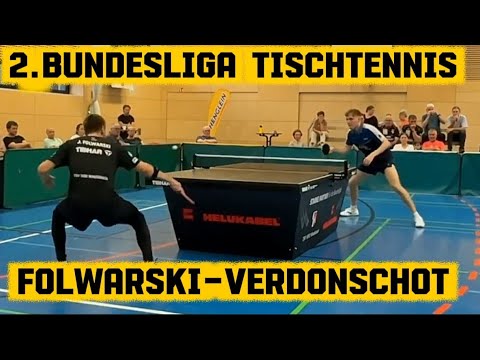 Knallharte Topspin💥 gegen den Spitzenabwehrspieler des TSV Windsbach | W.Verdonschot : J.Folwarski