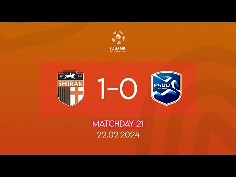 IDBank Premier League. Matchday 21. SC Shirak - FC BKMA (22.02.2024)