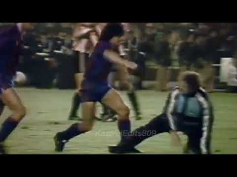 Maradona peleando | Barcelona vs Athletic bilbao 1984.  #futbol #fútbol