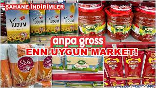 ANPA GROSS MARKET MUHTEŞEM İNDİRİMLER💃KOŞUUN💃MARKET ALIŞVERİŞİ🛒GÜNCEL FİYATLAR💲/