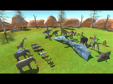 MODERN MAMMALS VS EVERY BOSS - Animal Revolt Battle simulator