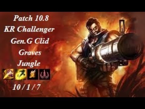 Gen.G Clid - Graves Jungle vs Olaf - KR Challenger 1081 LP - Patch 10.8