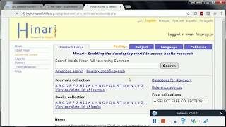 Hinari password crackers