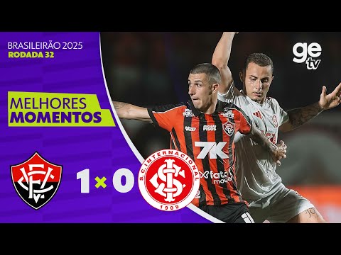 Gols e lances de Vitória x Internacional