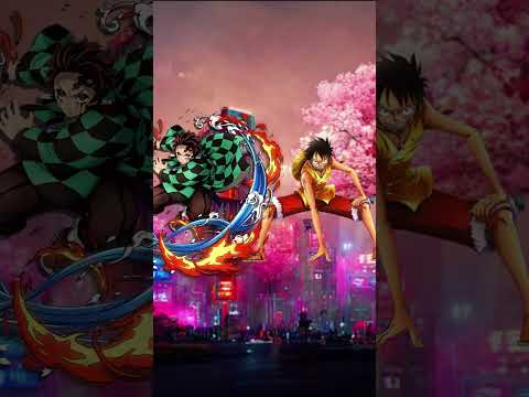Luffy vs Tanjiro #shorts #onepiece #vs #demonslayer #whoisstrongest