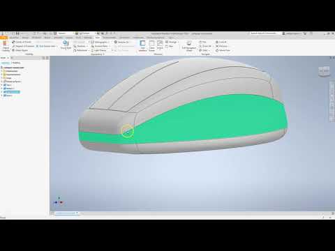 Computer mouse mechanical design in Autodesk Inventor - Part 1
