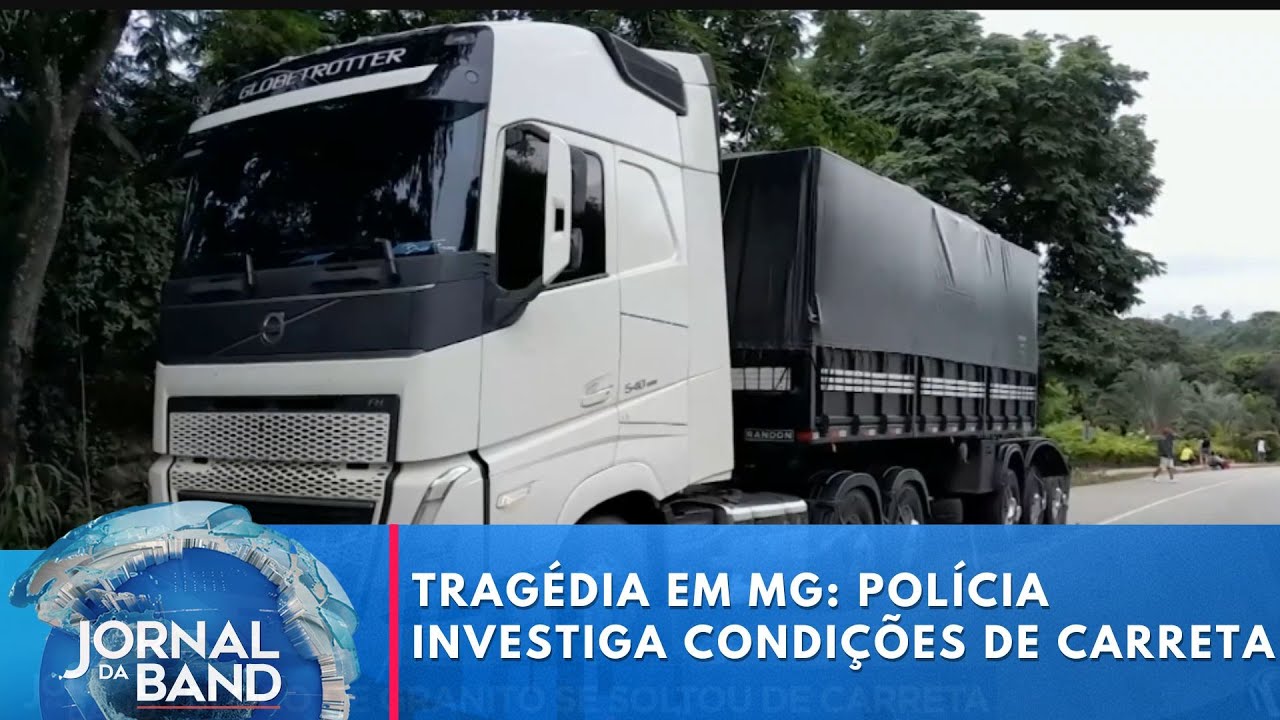 Tragédia em MG: polícia investiga condições de carreta | Jornal da Band