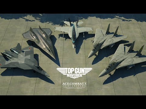 ACE COMBAT™ 7: SKIES UNKNOWN – TOP GUN Maverick Aircraft Set - Launch Trailer