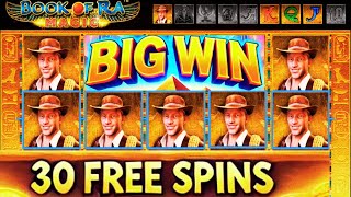 BIG WIN on 30 Free Spins! Book of Ra Magic Max Bet Pays Huge! 📚💥